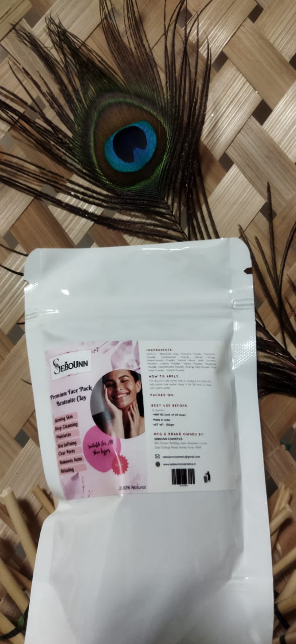 Bentonite Clay Face Pack Powder